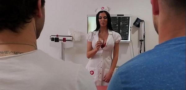  Sexy nurse gets creampied